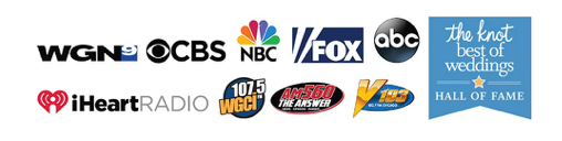 Hot Mix Entertainment has been featured on WGN 9, CBS, NBC, FOX, ABC, iHeartRadio, 107.5 WGCI, AM 560 The Answer and V103, and is a The Knot Best of Weddings Hall of Fame honoree