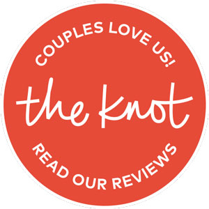 The Knot Couples Love Us badge